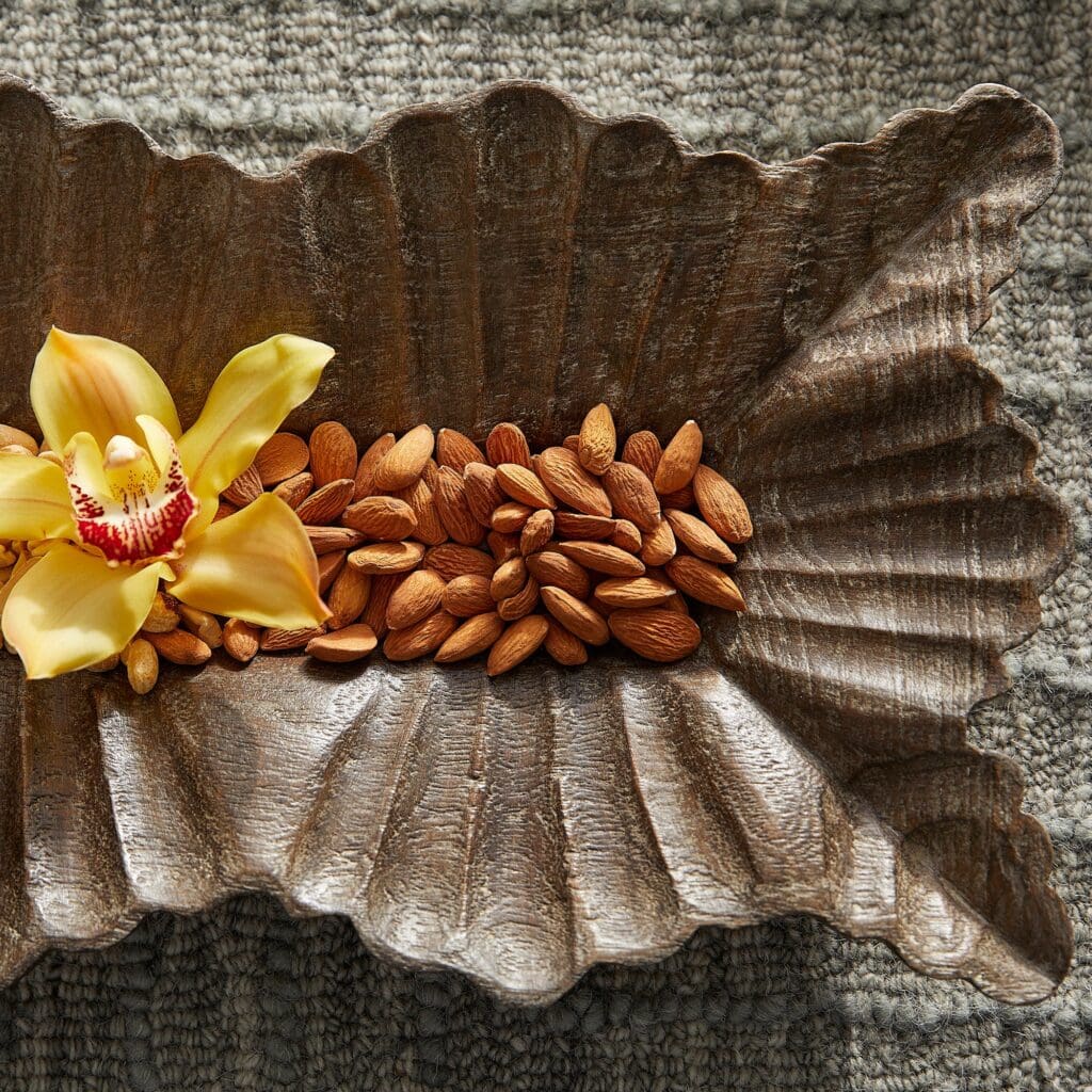 Cyan Design 11537 Lorenza Rectangular Decorative Tray in Brown - Perfect for Coffee Table, Dining Table, and Home Decor