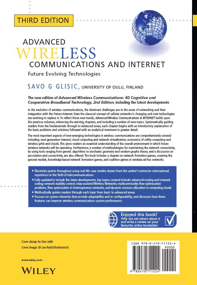 Advanced Wireless Communications & Internet Technology - Future Evolving Solutions for Smart Homes, IoT Devices & Remote Work