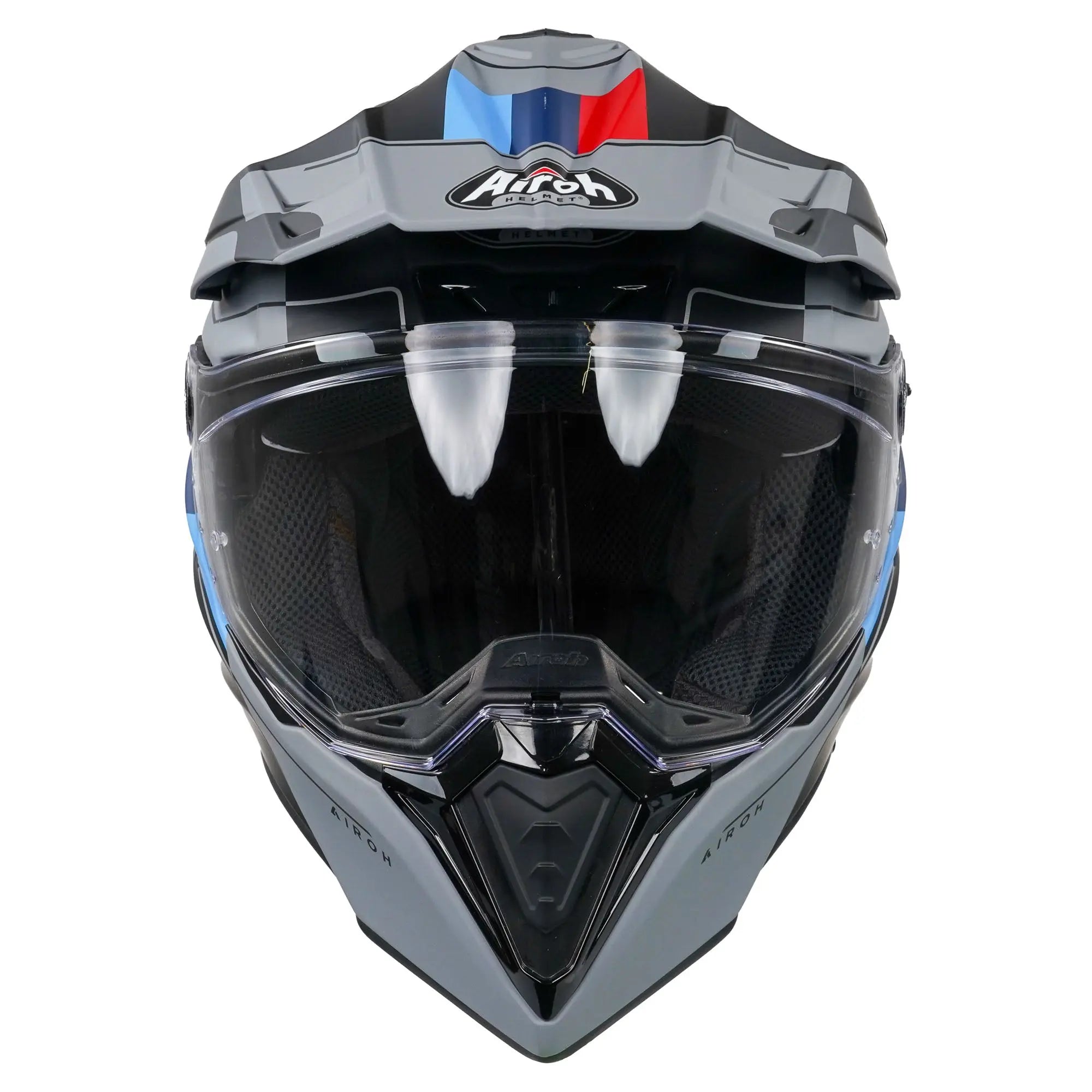 Airoh Commander Adventure Matt Skill Motorcycle Helmet - Lightweight & Durable Off-Road Helmet for Adventure Riding & Enduro Racing