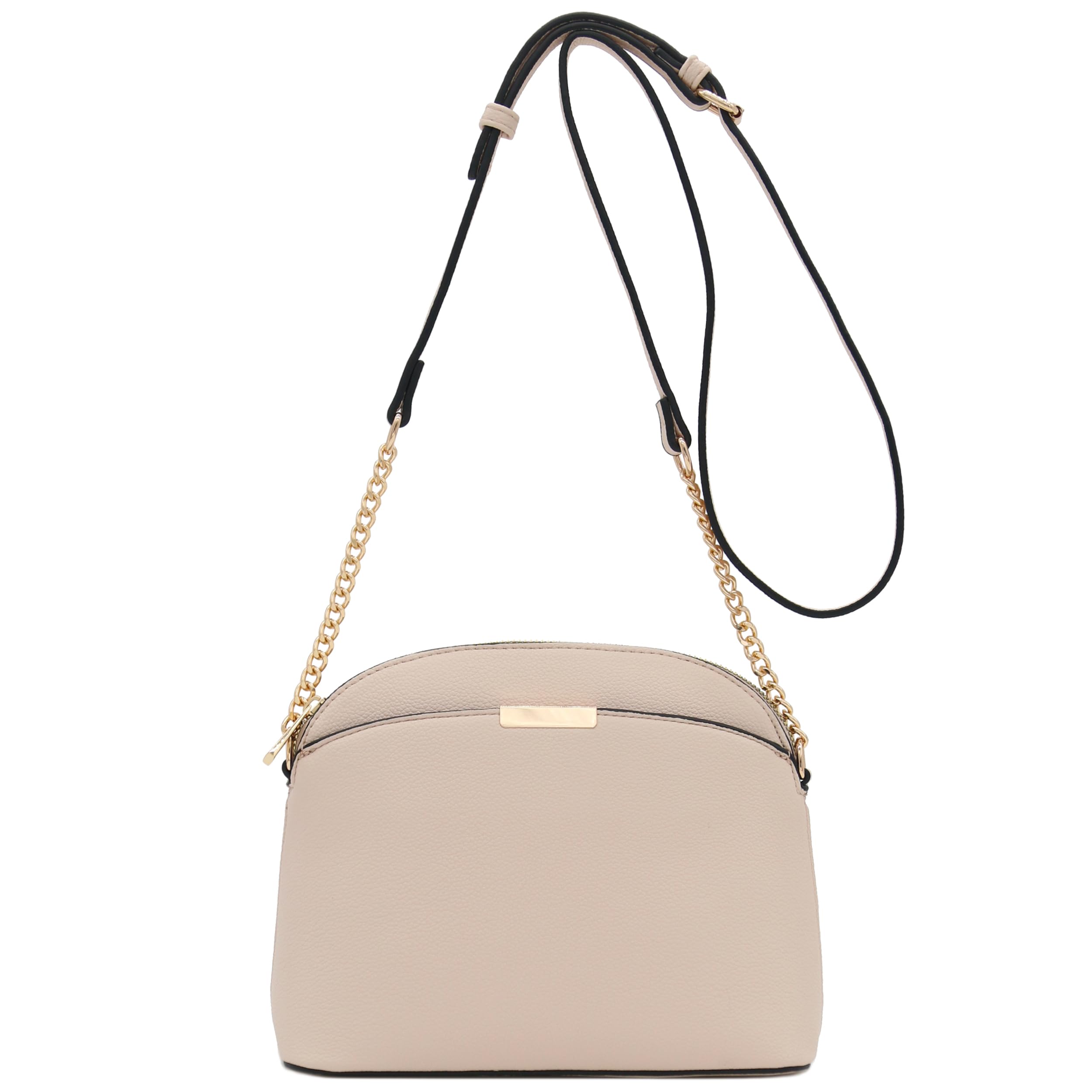 Stylish Faux Leather Mini Dome Crossbody Bag with Chain Strap - Perfect for Women's Everyday Use, Date Night & Travel Accessories