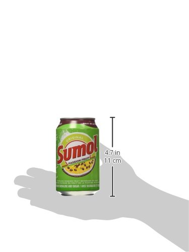 Sumol Passion Fruit Soda - 6 Pack (11.15 Oz Cans) | Refreshing Tropical Flavor from Portugal | Perfect for Parties, BBQs & Summer Refreshment