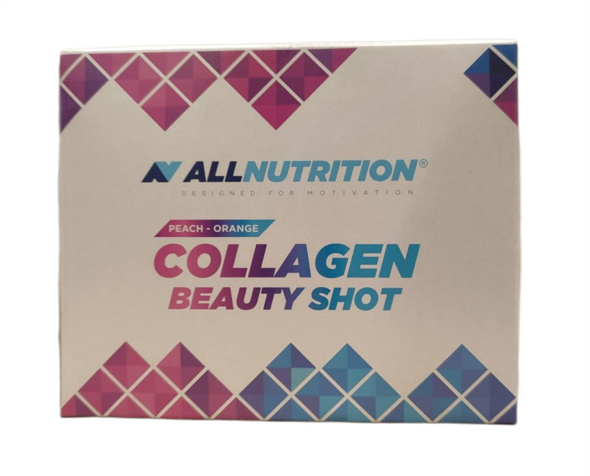 Allnutrition Collagen Beauty Shot - 12 x 80ml Liquid Collagen Supplement for Skin, Hair & Nails - Anti-Aging & Hydration Boost - Perfect for Daily Beauty Routine & On-the-Go Wellness