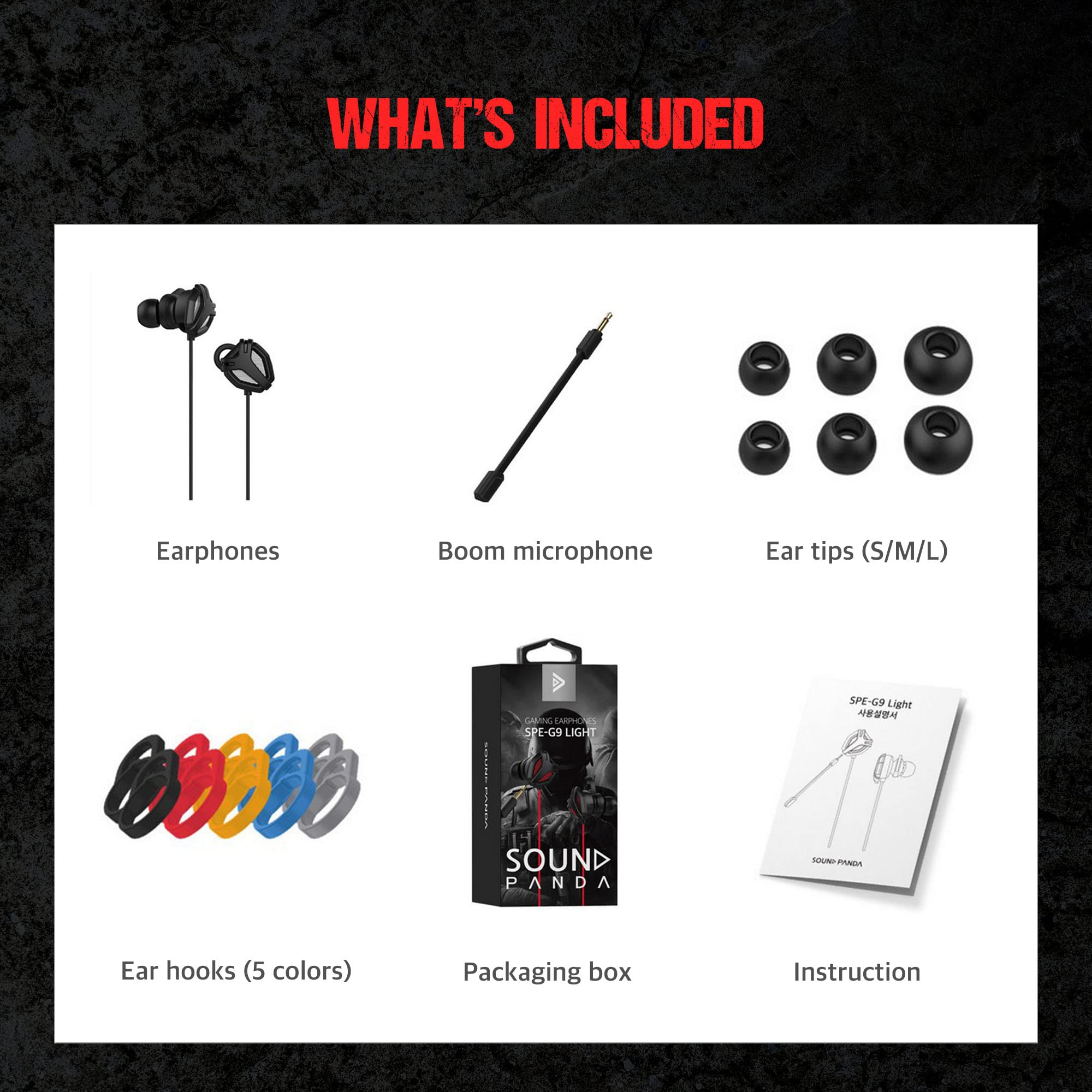 SPE-G9 Lightweight Gaming Earbuds with Single Driver & Dual Microphone | 3.5mm Wired Headphones with 1.5m Cable | Noise Isolation In-Ear Design for PC, Mobile, Xbox, PS5, PS4, Nintendo Switch | Perfect for Competitive Gaming & Long Play Sessions (Yellow)