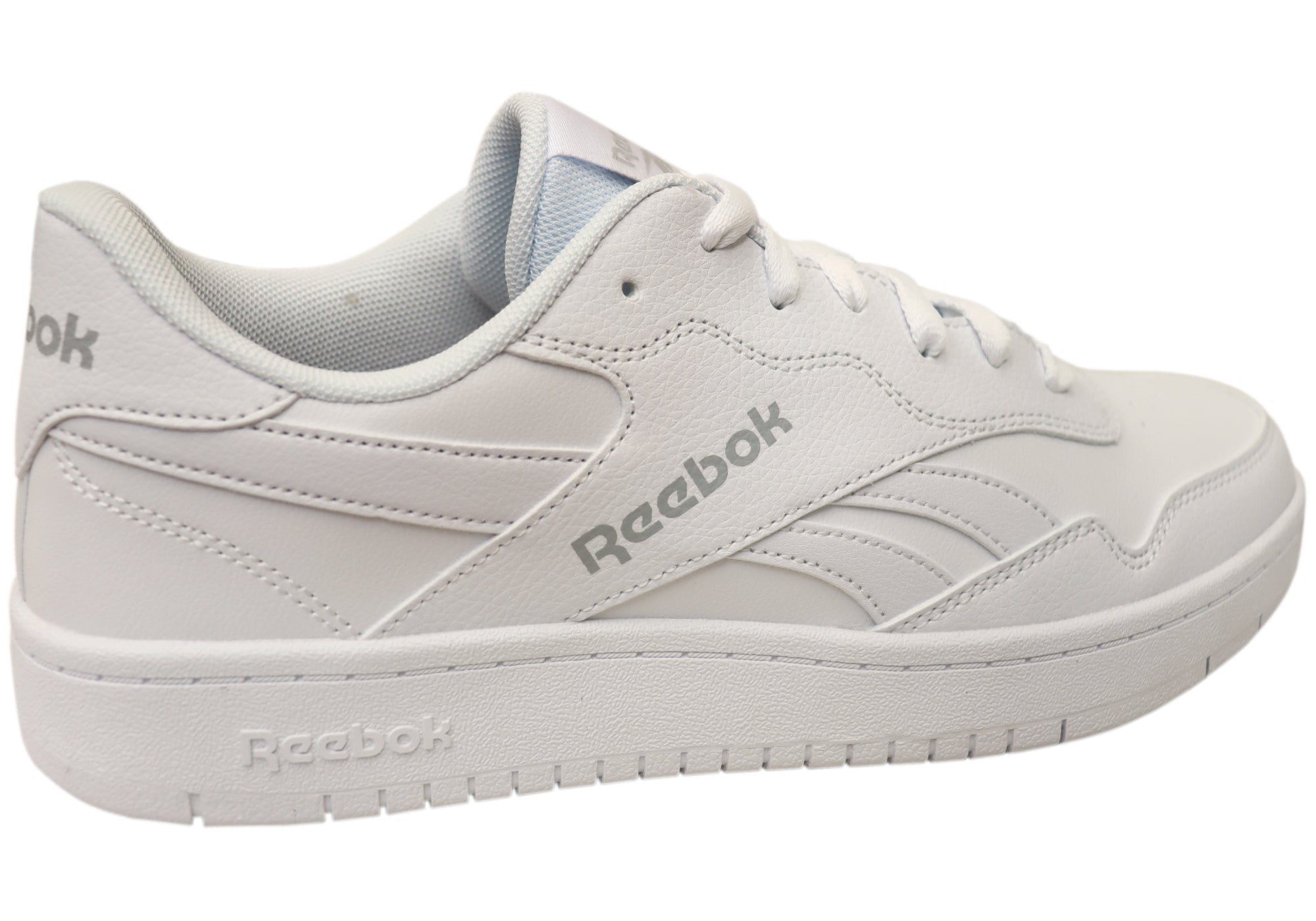 Reebok BB 1000 Men's White Comfortable Lace-Up Sneakers - Casual Walking Shoes for Gym, Workout & Everyday Wear