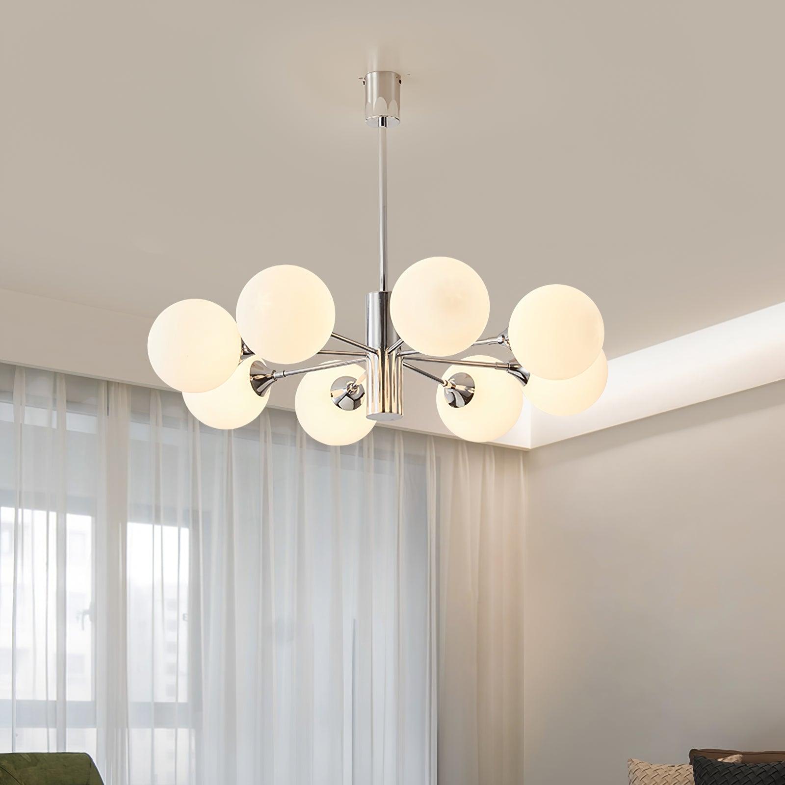 Lola Chandelier - Elegant Crystal Ceiling Light Fixture for Dining Room, Bedroom & Living Room | Perfect for Home Decor & Interior Design