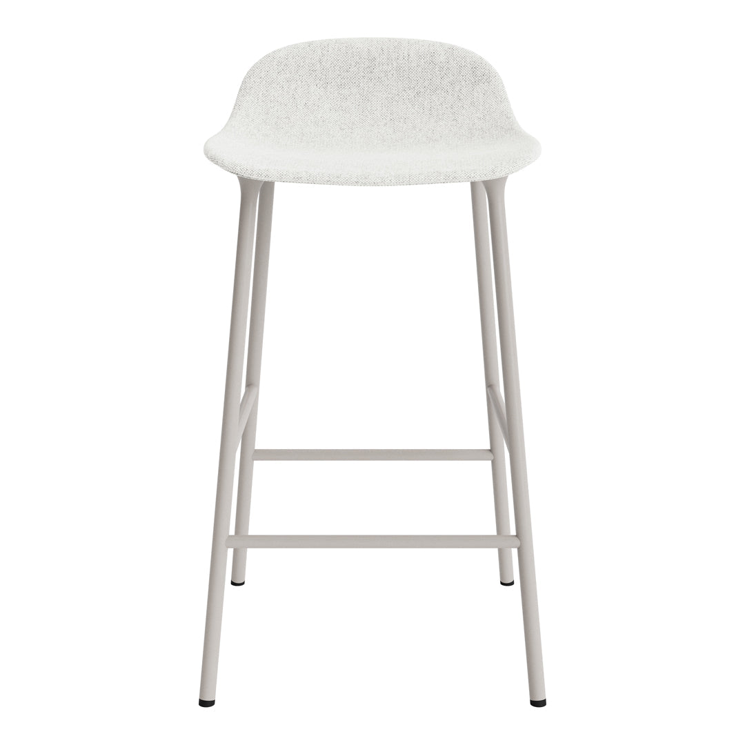 Modern Form Counter Stool with Sturdy Metal Legs & Comfortable Upholstered Seat - Perfect for Kitchen Islands, Breakfast Bars & Home Decor