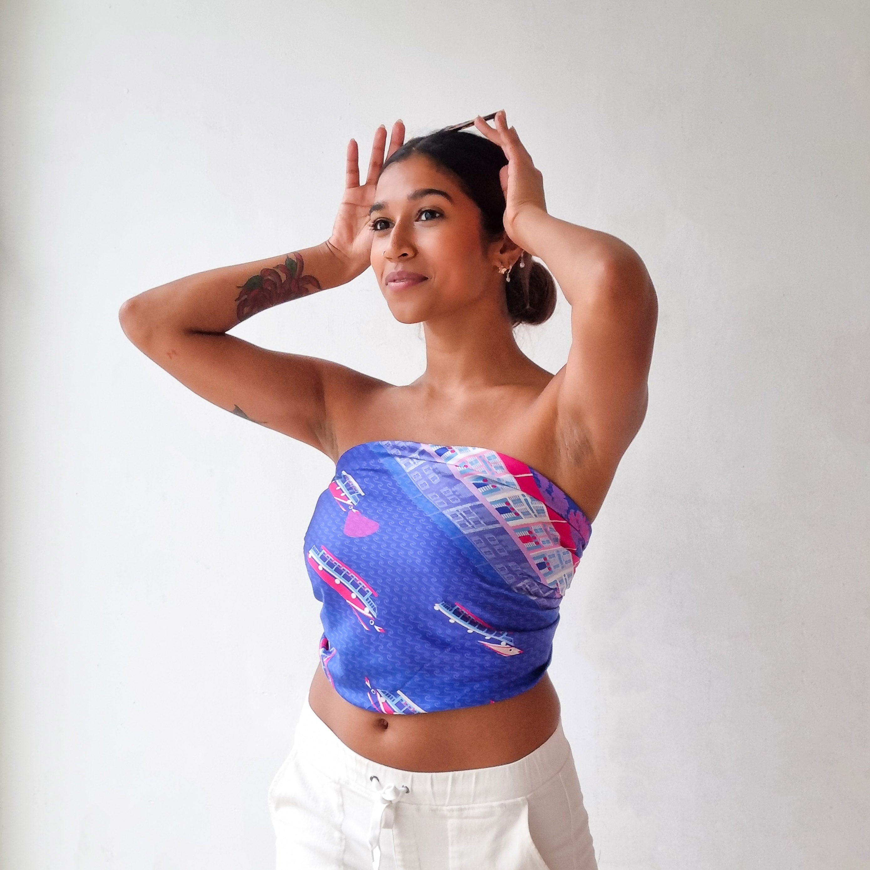 Luxury Singapore Quay Silk Scarf - Premium 100% Mulberry Silk Shawl for Women, Elegant Evening Wear & Travel Accessory - Perfect for Gifts, Weddings, and Special Occasions