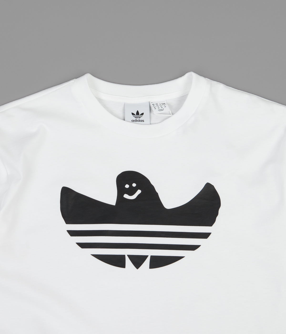 Adidas G Shmoo Graphic T-Shirt for Men - White & Black Casual Tee - Perfect for Streetwear, Gym, and Everyday Wear