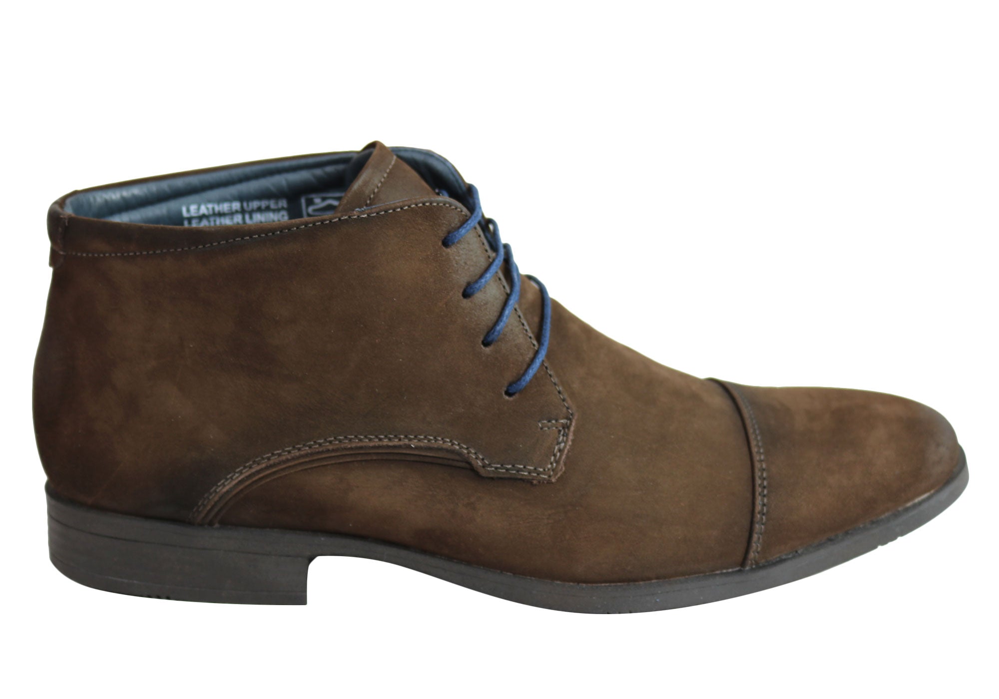 Savelli Colton Men's Comfortable Leather Lace-Up Boots - Handcrafted in Brazil - Perfect for Work, Outdoor & Casual Wear