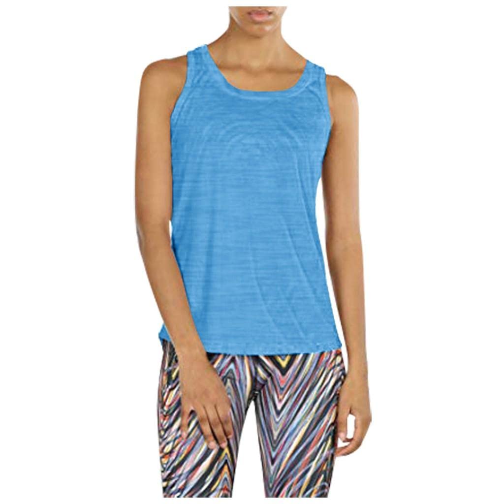 Women's Workout Tank Tops - Breathable Athletic Yoga Shirts for Gym, Running & Sports - Comfortable Exercise Tops for Women (Ideal for Yoga, Pilates, Cardio & Fitness Training)