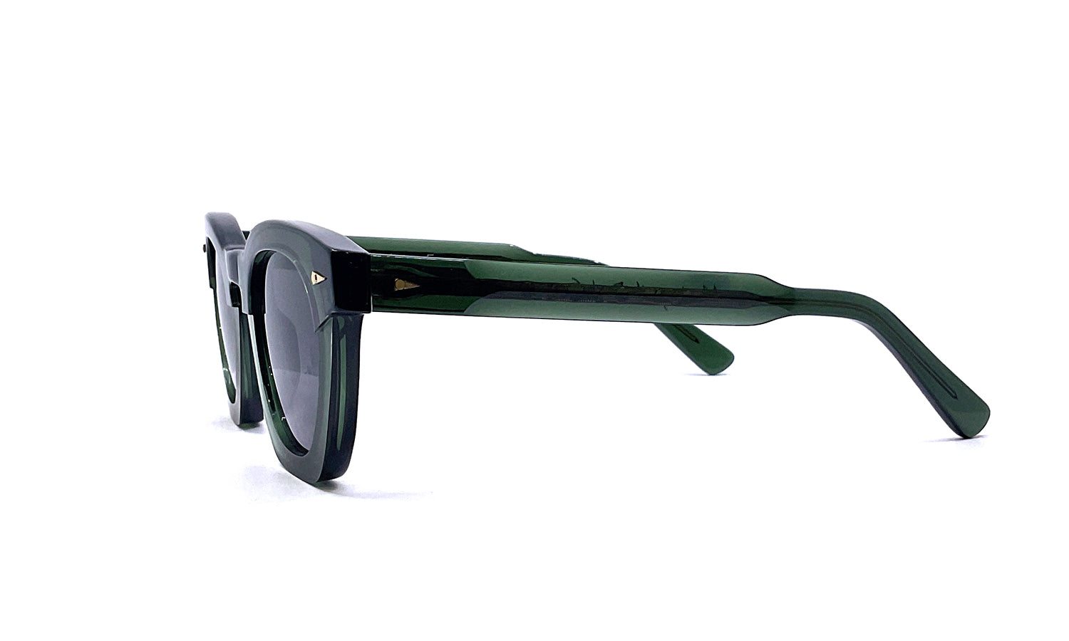 Ahlem Montorgueil Sunglasses - Dark Green Polarized Lenses for UV Protection | Fashionable & Durable for Outdoor Activities, Travel & Driving