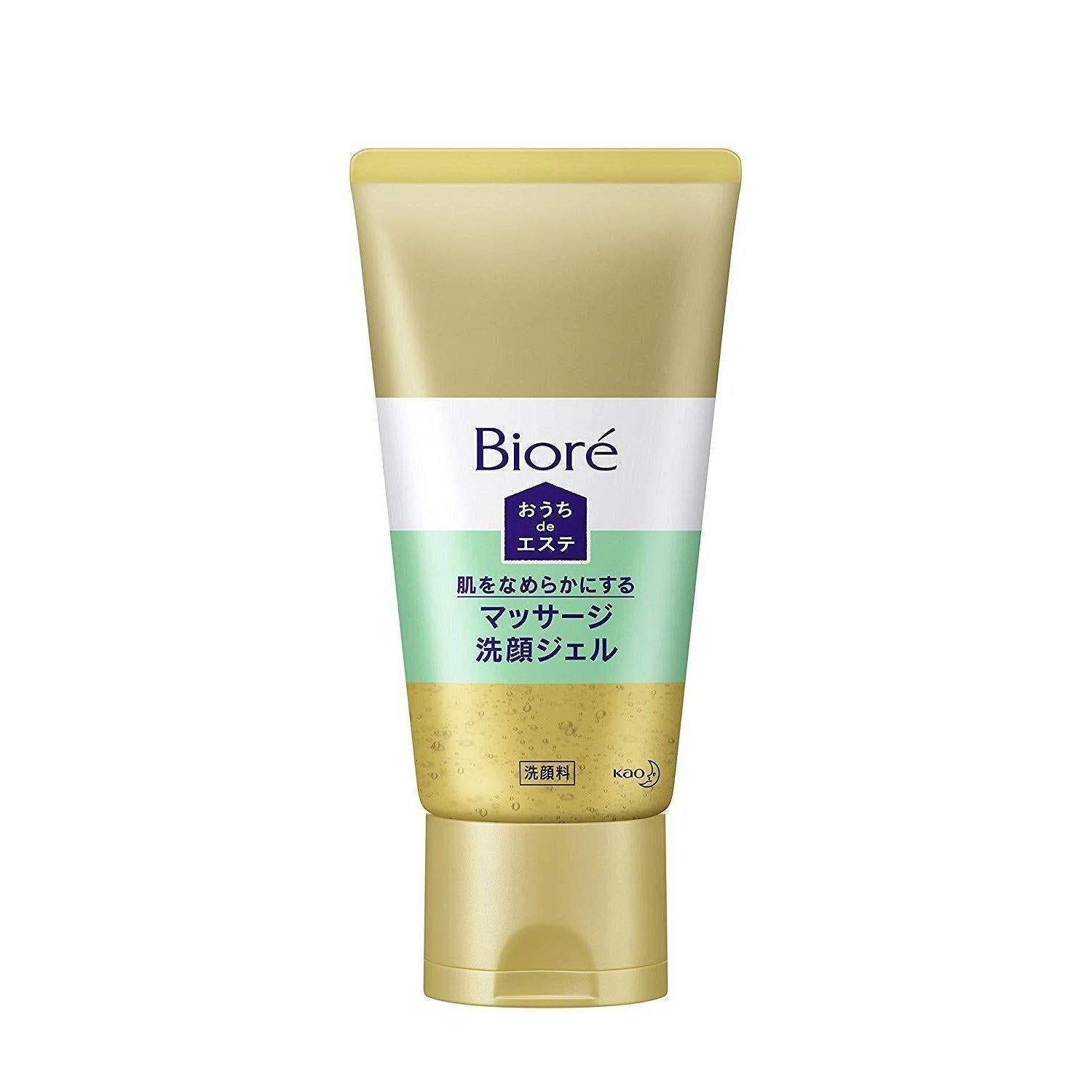 Biore Ouchi de Esthe Gel Cleanser - Deep Cleansing Facial Wash for Acne & Blackheads, 150g - Perfect for Daily Skincare & Spa-Like Massage at Home