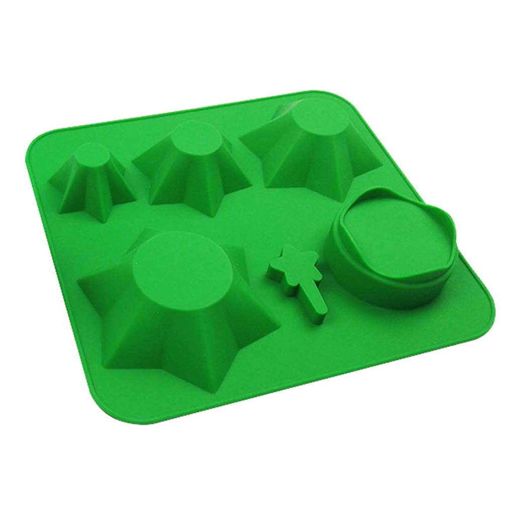 QUQUTWO 3D Christmas Tree Silicone Mold - Baking Cake, Dessert, Mousse & Chocolate Decorating Tool (Green) | Perfect for Holiday Treats, Party Desserts & Festive Baking
