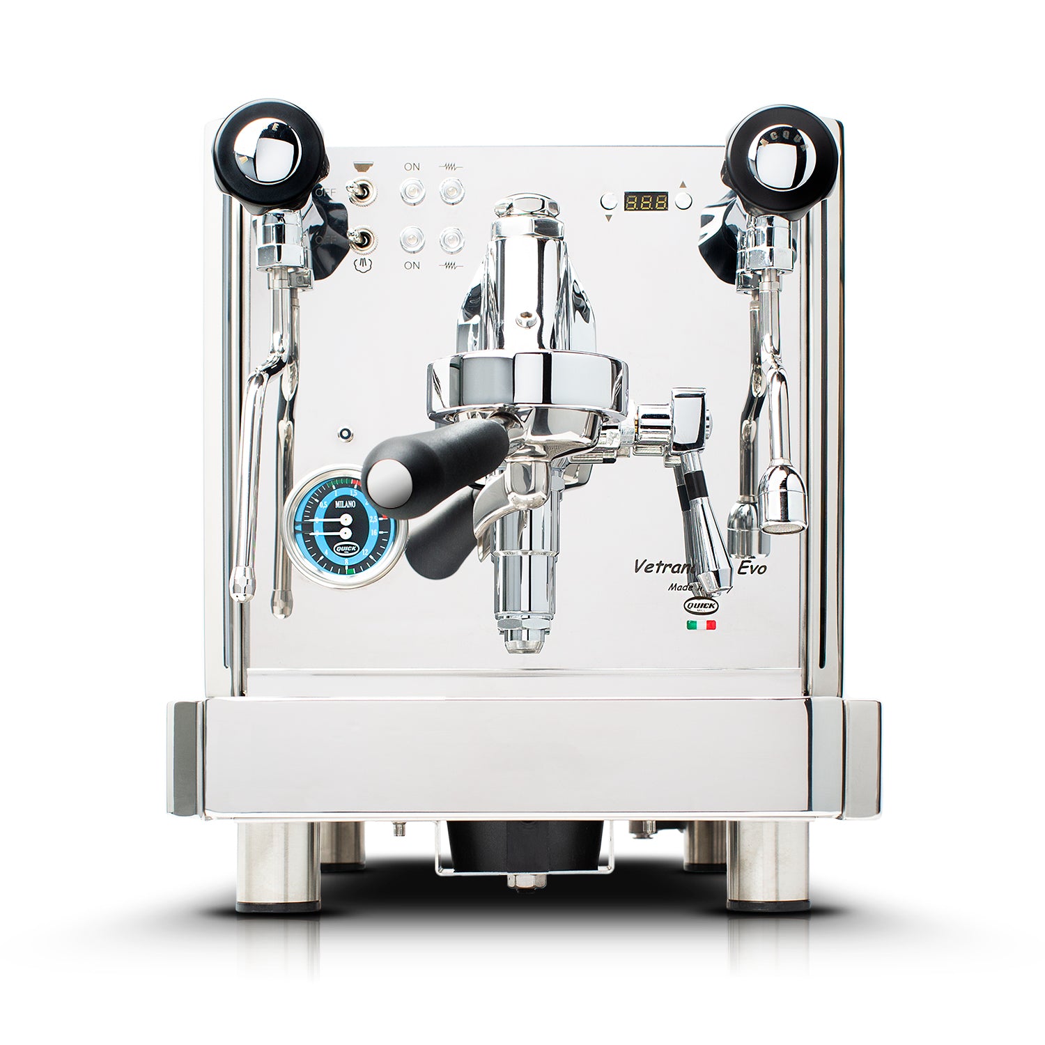 Quick Mill Vetrano 2B Evo Espresso Machine - Professional Grade Coffee Maker for Home & Cafe Use | Perfect for Latte, Cappuccino & Americano