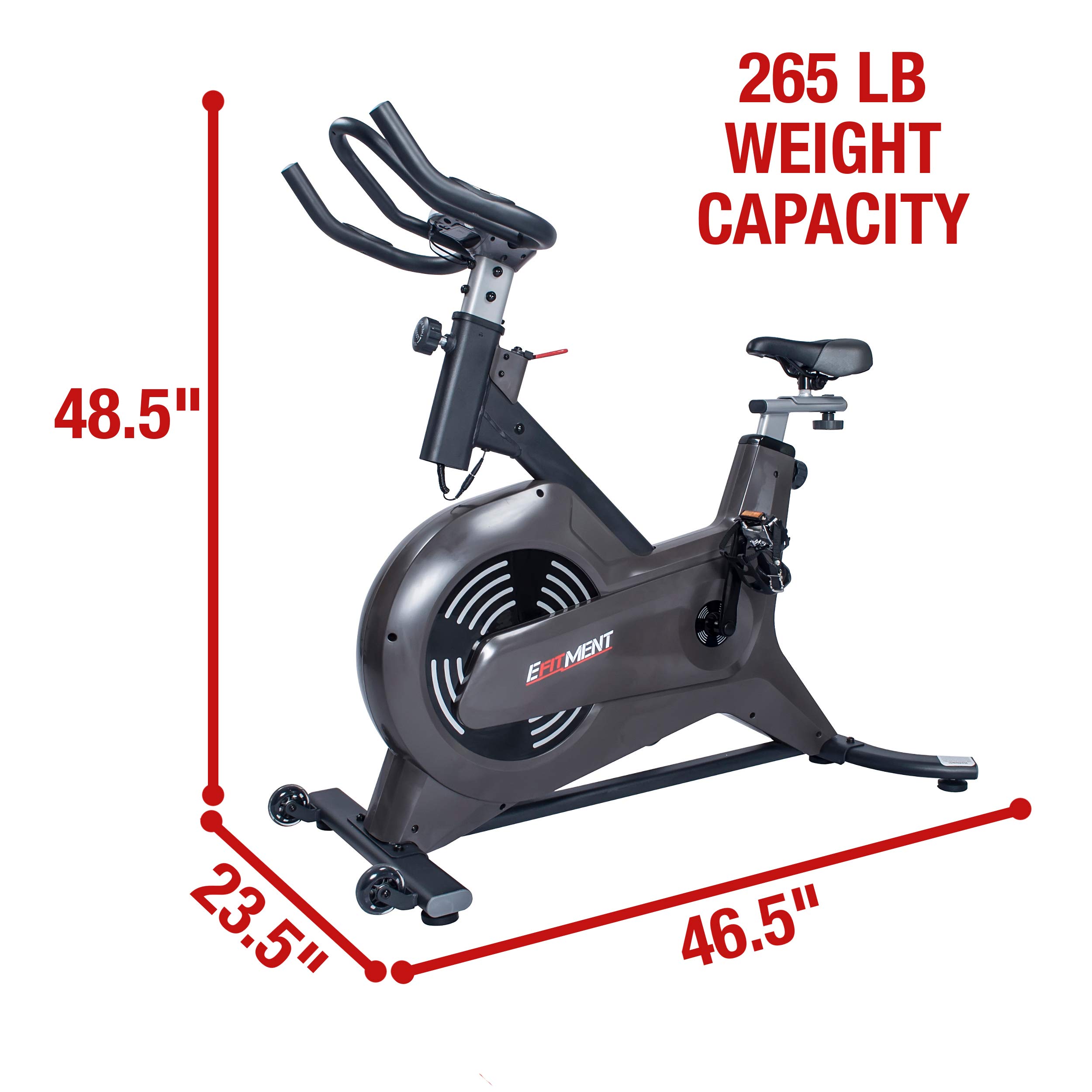 EFITMENT Swift Magnetic Indoor Cycling Bike - IC035 for Home Gym, Cardio Workout & Fitness Training