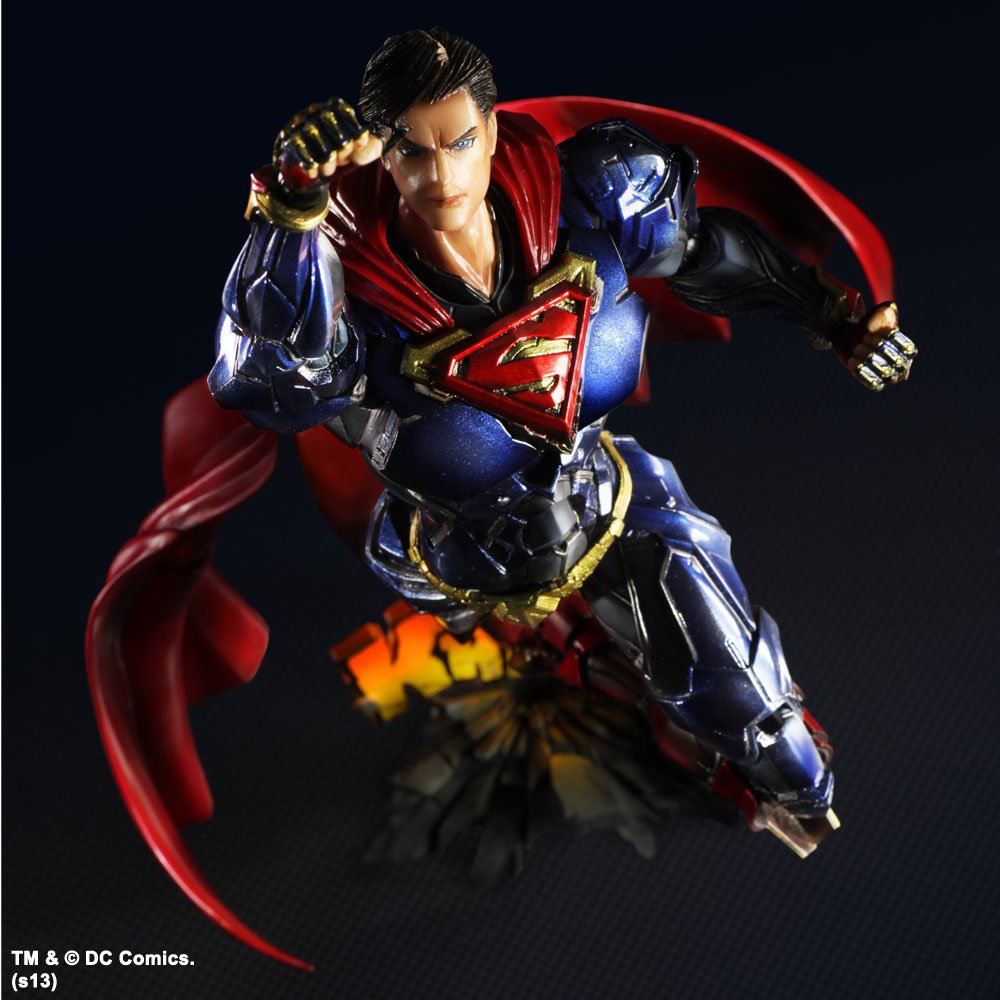 DC Comics Variant Play Arts Kai Superman Action Figure - Collectible Toy for Fans & Display, Perfect for Home Decor, Office Display & Gifting