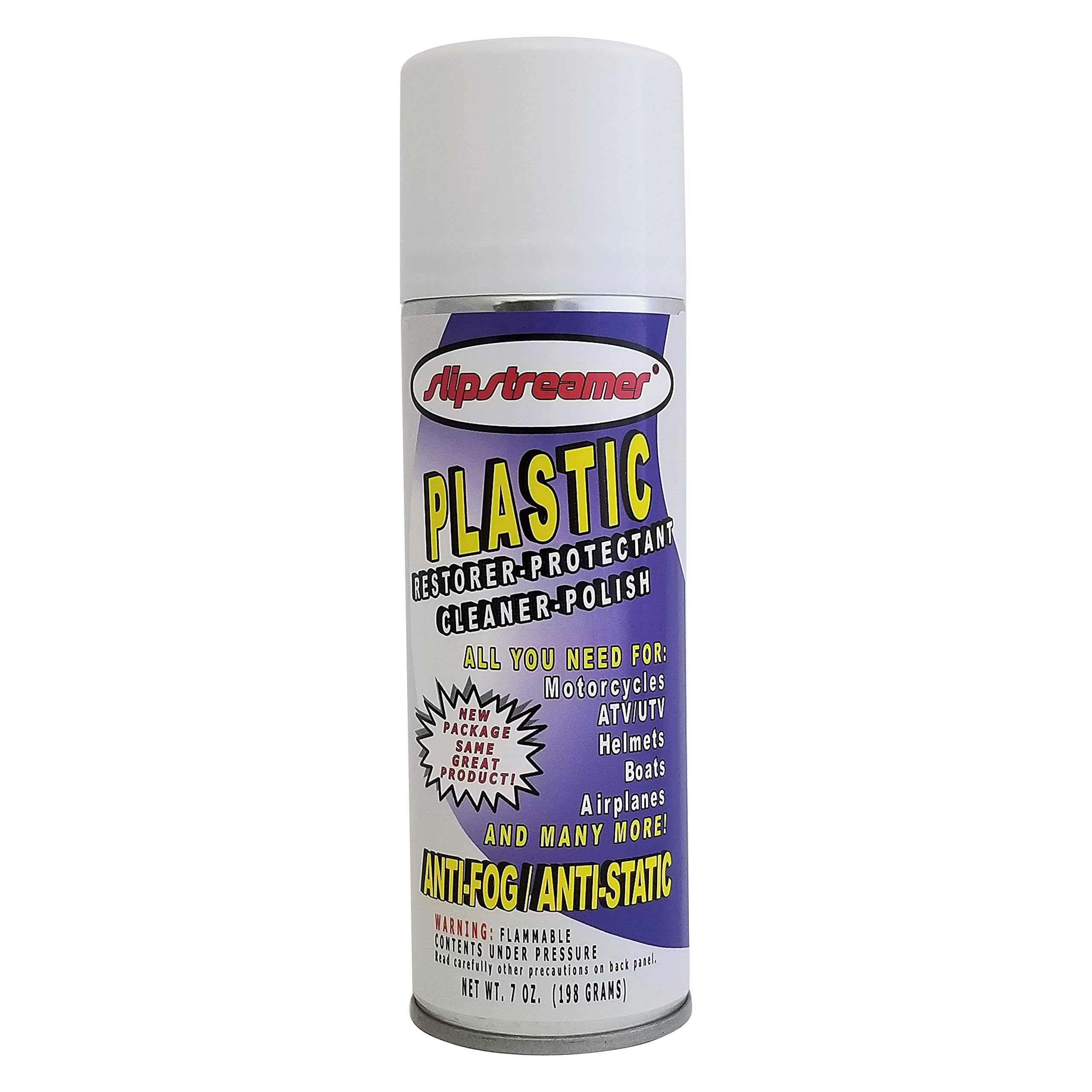 Slip Streamer Motorcycle Windshield Cleaner and Polish Kit - S-C/P-M - Restores Clarity & Shine for Safe Riding in All Weather Conditions