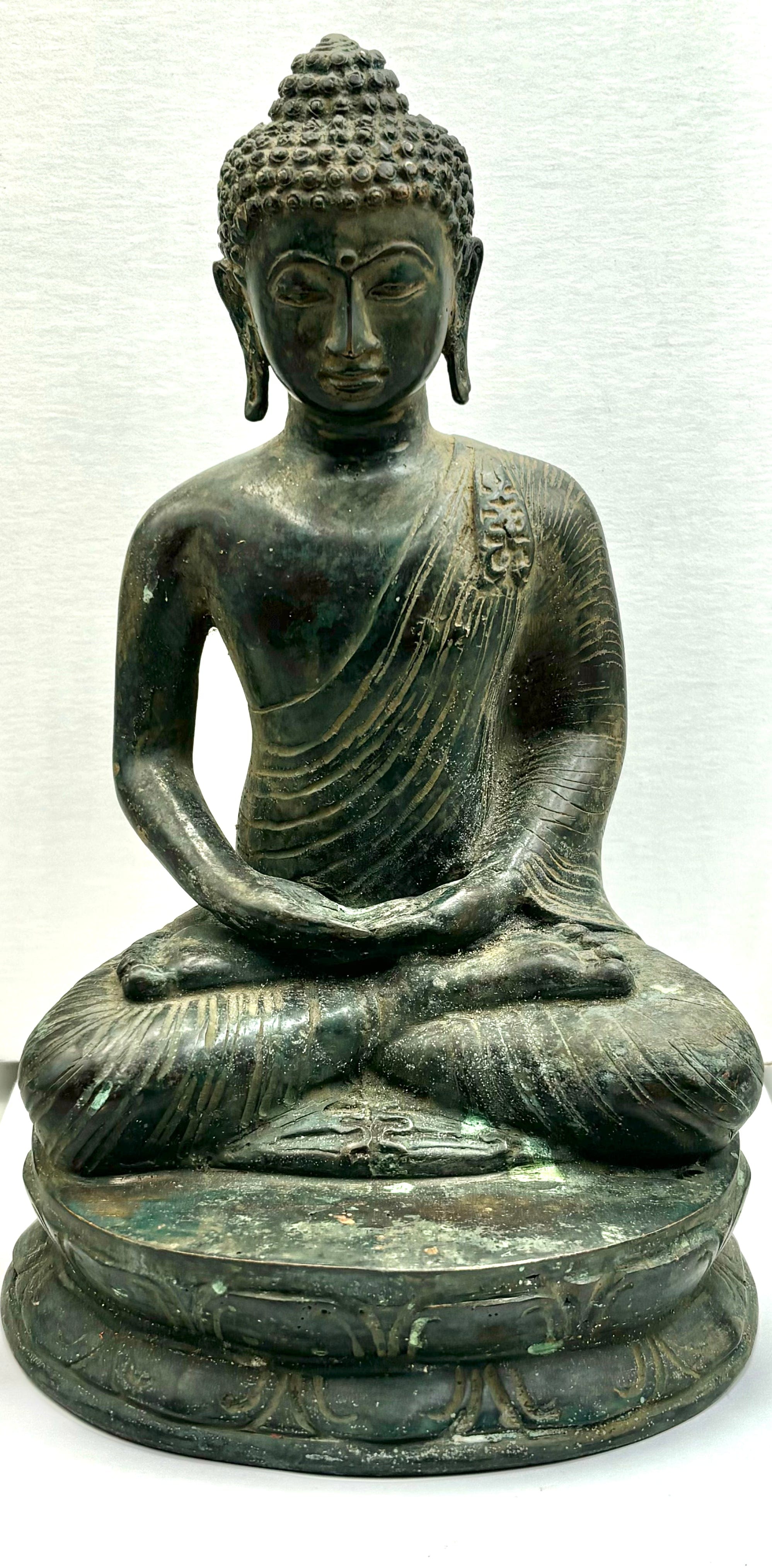 Handmade Bronze Buddha Statue for Meditation - Zen Decor, Yoga Room, Home Altar & Spiritual Gift