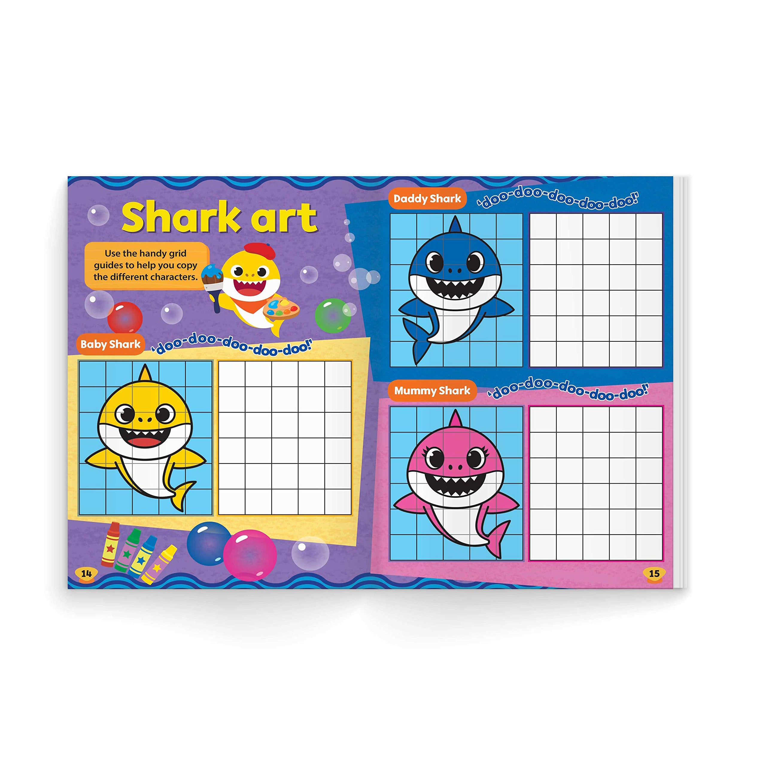 Baby Shark 1000 Sticker Book for Kids - Fun Learning Activity Stickers for Toddlers & Preschoolers - Perfect for Scrapbooking, Arts & Crafts, and Party Favors