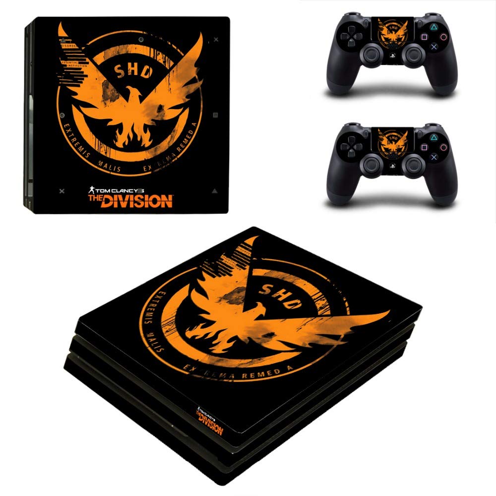 Premium PS4 Pro Skin & Controller Decals - Custom Vinyl Cover Sticker for Sony PlayStation 4 Pro & Slim Consoles - Gaming Accessories for Enhanced Protection & Style - Perfect for Gaming Setups, Esports Tournaments & Home Entertainment Systems