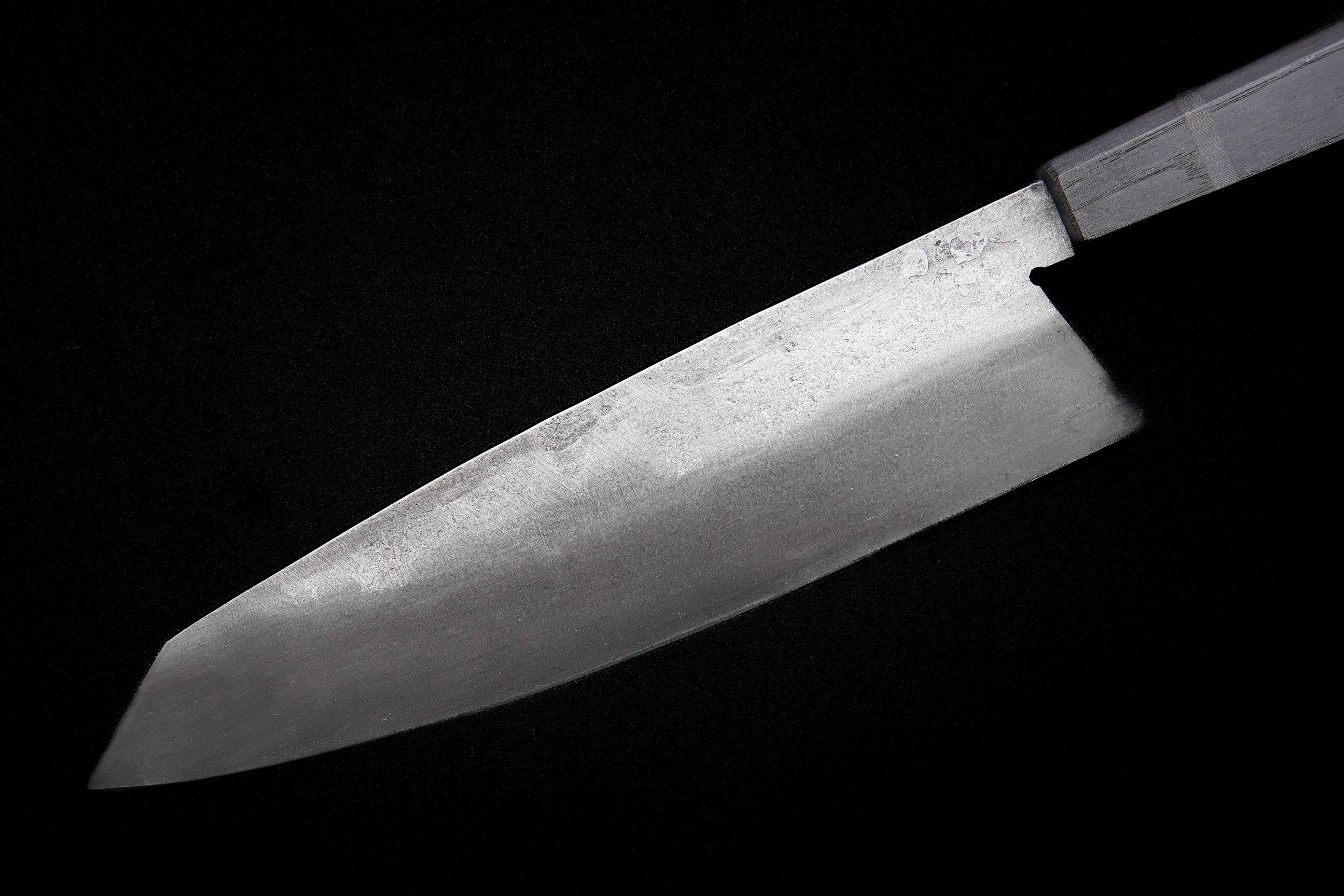 Fudo Forge 210mm Brute de Forge Gyuto Chef Knife - Handcrafted Japanese Kitchen Knife by Erich Orris #1321 - Perfect for Sushi, Meat Cutting & Professional Cooking