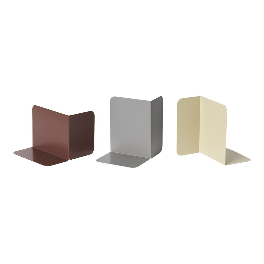 Muuto Compile Bookend by Cecilie Manz - Modern Scandinavian Book Holder for Home & Office Organization - Perfect for Bookshelves, Desks, and Living Room Decor