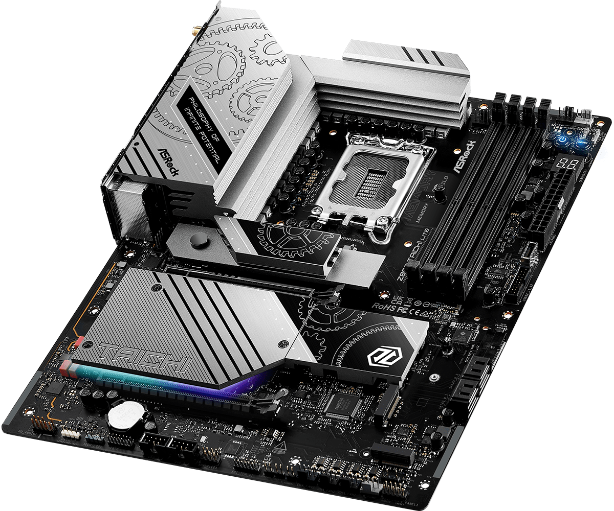 ASRock Z890 Taichi Lite LGA 1700 ATX Motherboard - Intel 12th/13th Gen Support, DDR5, PCIe 5.0, WiFi 6E - Perfect for Gaming PCs, Workstations & Content Creation