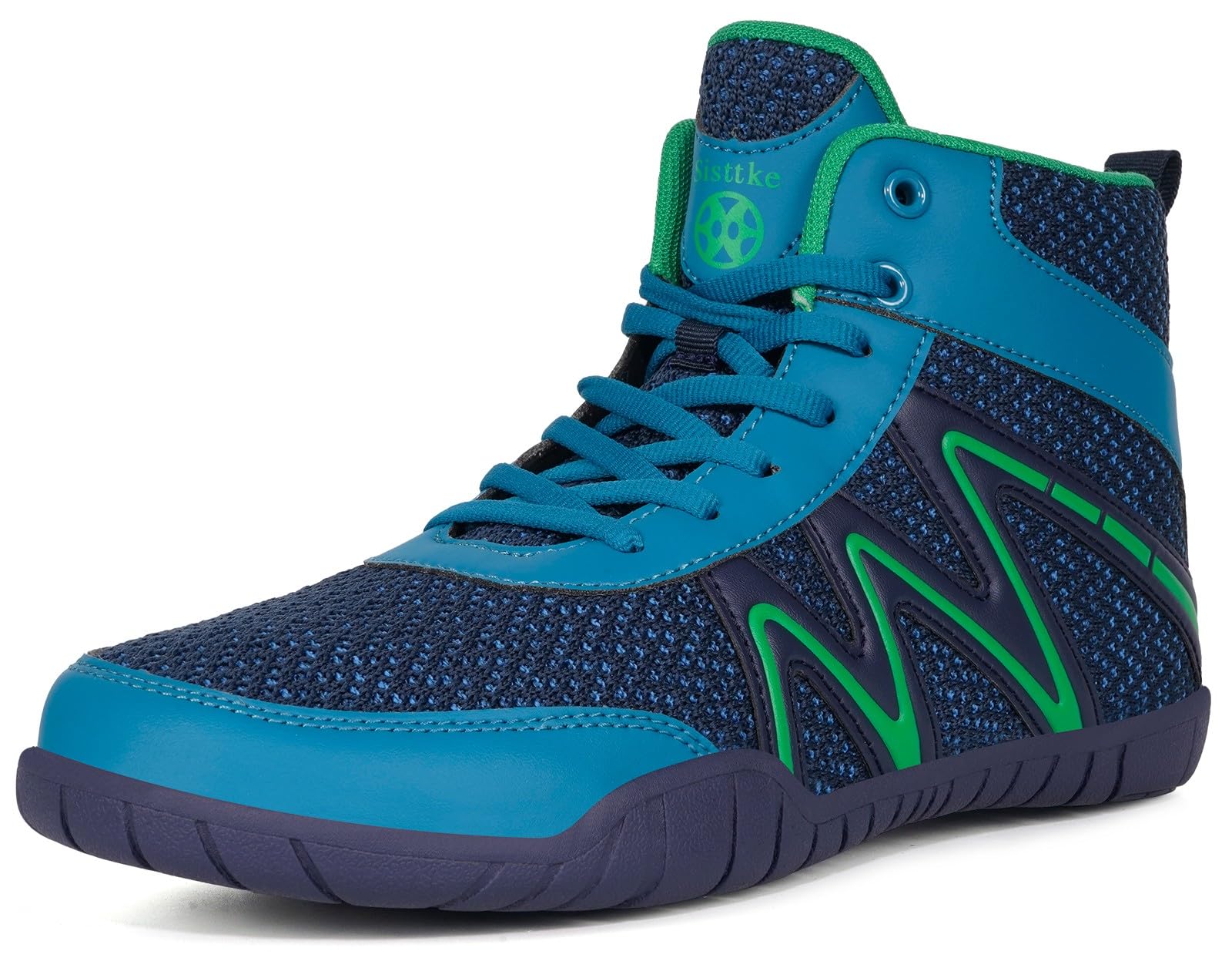 **Men's Wrestling Shoes - Lightweight Boxing & Fitness Sneakers with Zero Drop Sole for Training, MMA & Gym Workouts**