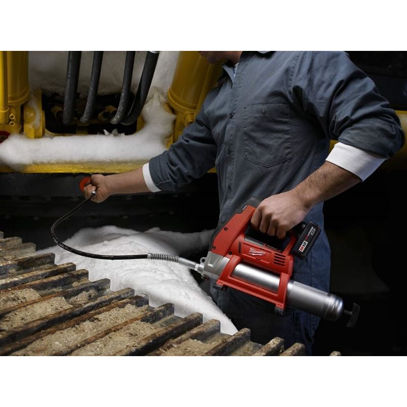 M12 12V Lithium-Ion Cordless Grease Gun Kit (2446-21XC) - Perfect for Automotive, Industrial & Home Maintenance