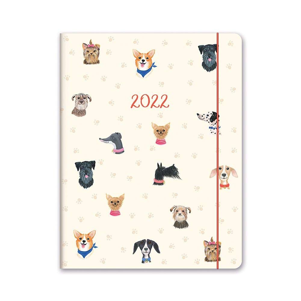 Doggone Cute Just Right Monthly 2022 Planner - Small Changes 1 EA - Perfect for Organizing Schedules, Tracking Goals & Daily Planning