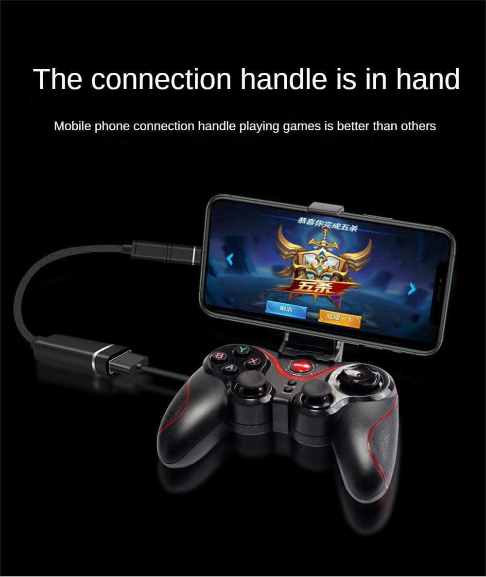 iPro 2-in-1 OTG USB Adapter for iPhone iPad MacBook - USB C & USB 3.0 Data Sync & Charging Cable - Perfect for File Transfer, Photo Backup, and Device Charging