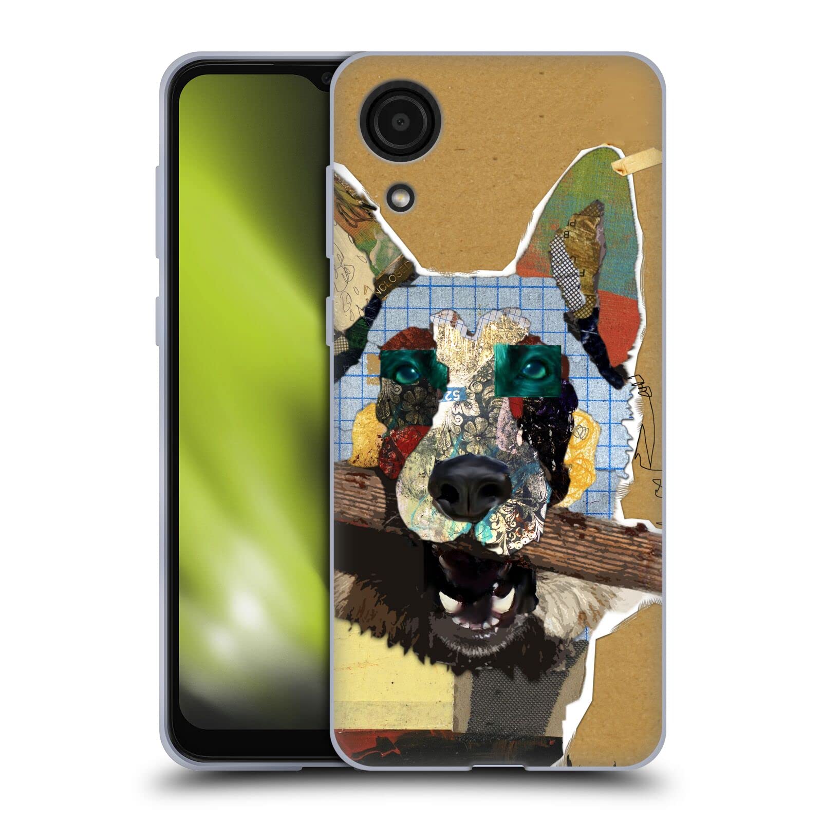 Head Case Designs Officially Licensed Michel Keck German Shepherd Dogs Soft Gel Phone Case for Samsung Galaxy A03 Core (2021) - Durable Protection for Everyday Use