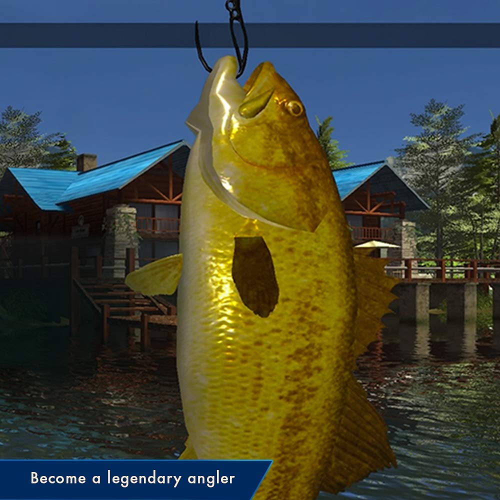Legendary Fishing Game for PS4 - Realistic Fishing Simulation & Adventure - Perfect for Relaxation & Family Fun