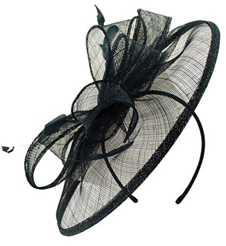 Elegant Sinamay Disc Headpiece & Matching Bag Set - Perfect for Weddings, Tea Parties & Special Occasions | Failsworth Millinery 2-Piece Bundle