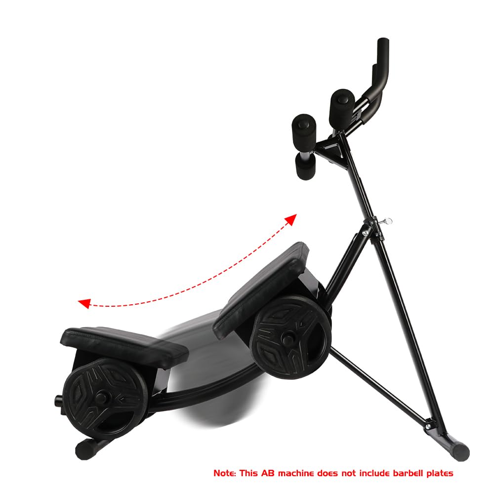 Panda Eye Ab Workout Machine - Adjustable Foldable Abdominal Trainer for Core Strength Training | Perfect for Home Gym & Fitness Enthusiasts