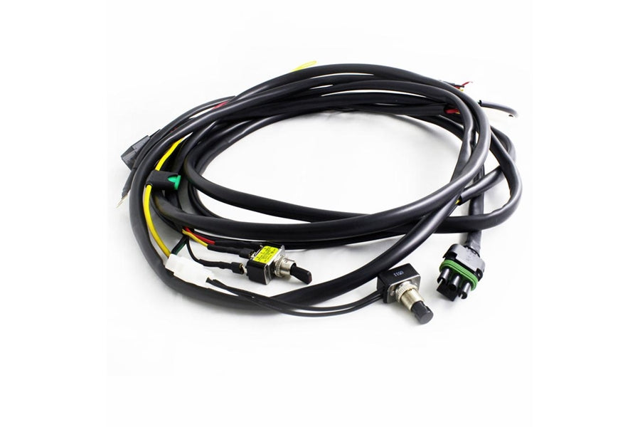 Baja Designs XL OnX6 Wiring Harness Hi/Low - 355W Max Power for Off-Road LED Light Bars - Perfect for Trucks, Jeeps & UTVs in Dark Trail Adventures