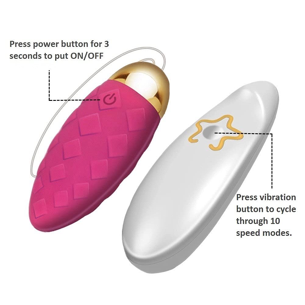 Premium Bullet Vibrator & Love Eggs - Powerful G-Spot Stimulator for Women, Rechargeable Adult Sex Toy for Couples Play & Solo Pleasure - Perfect for Bedroom Fun, Travel & Discreet Personal Use