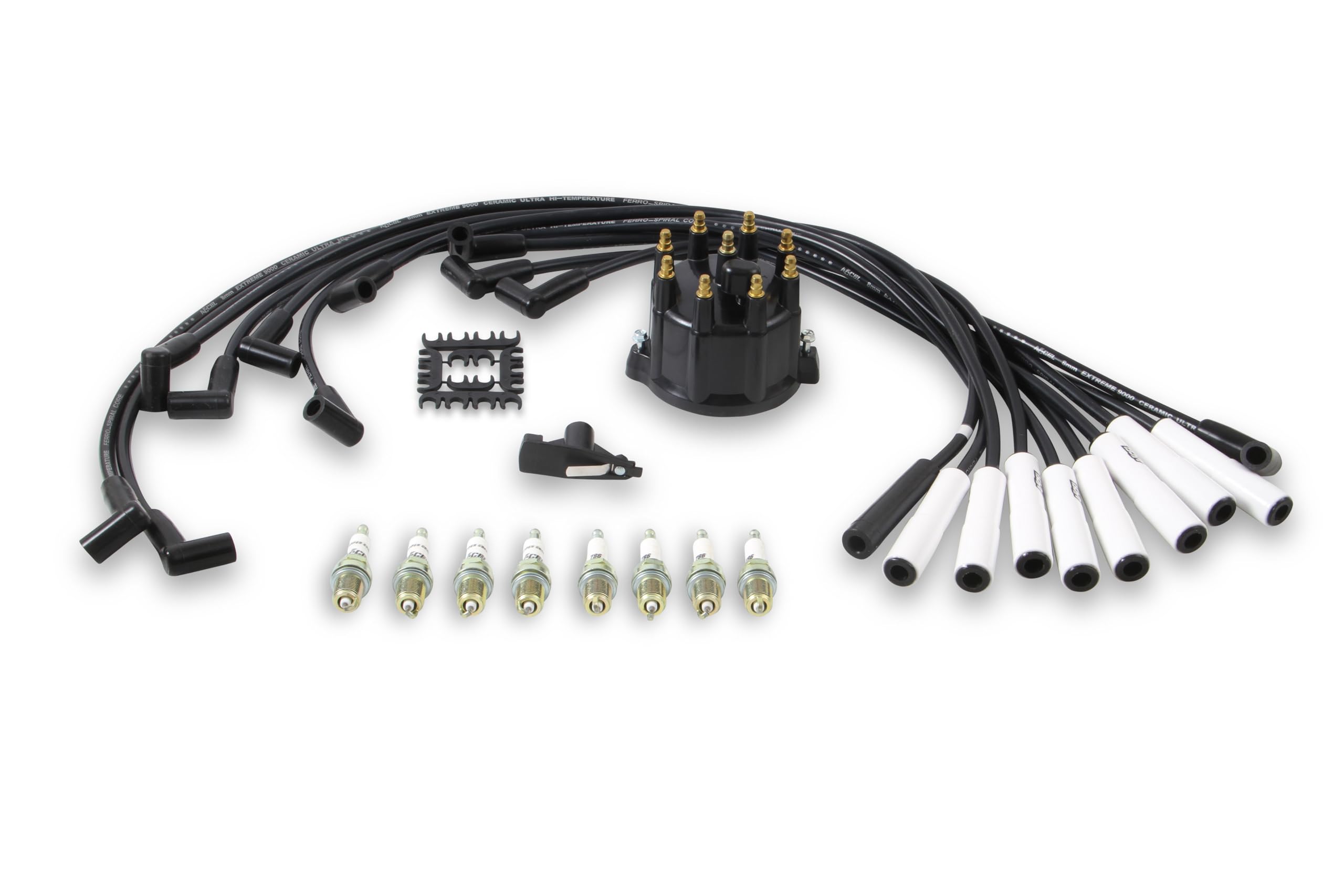ACCEL TST11 Ignition Tune Up Kit - High Performance Spark Plug Wires & Coil Set for Ford, Chevy, Dodge | Perfect for Engine Maintenance & Performance Upgrades