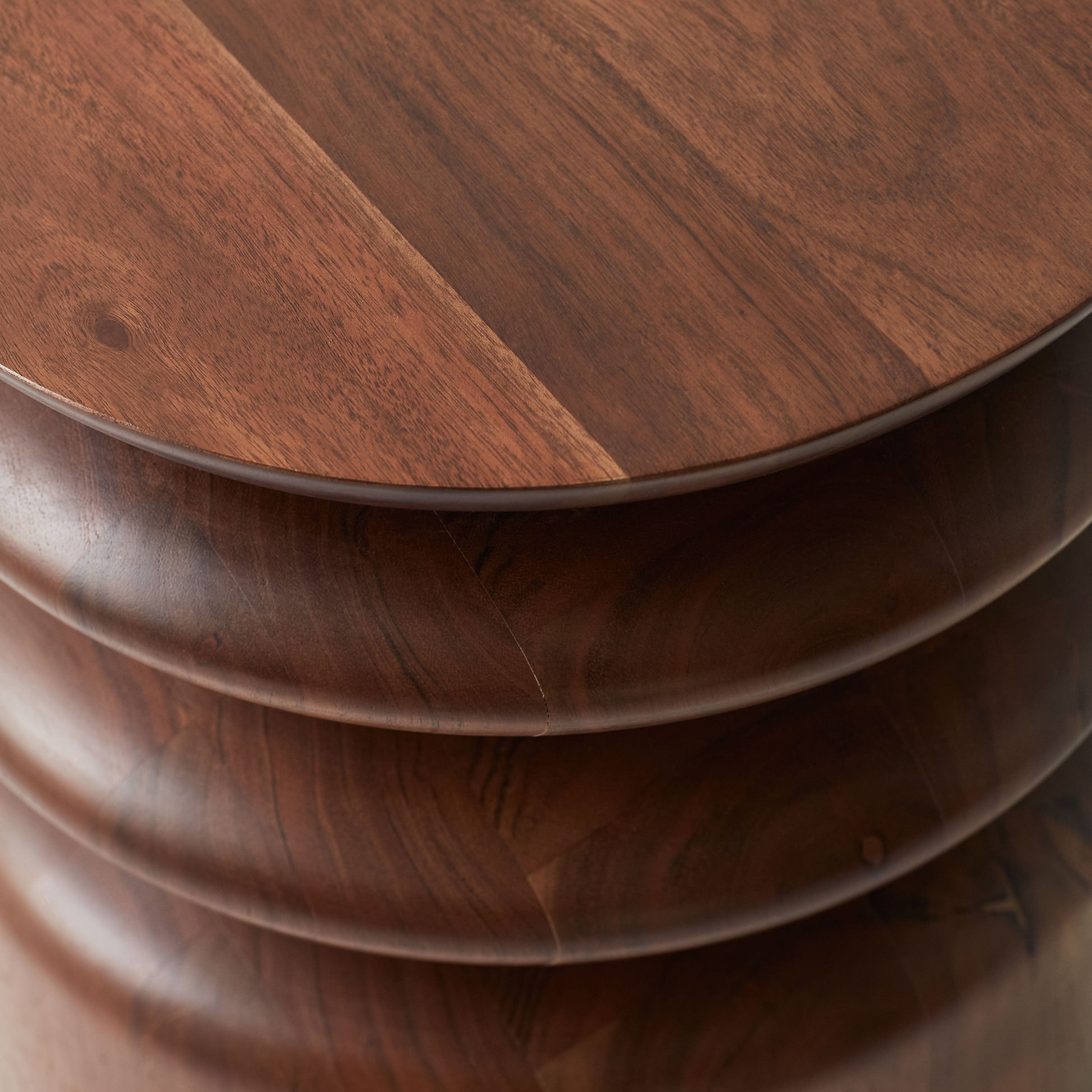 Mishka Wood Side Table - Modern Nightstand, End Table for Living Room, Bedroom & Office - Solid Wood Accent Table with Storage Shelf