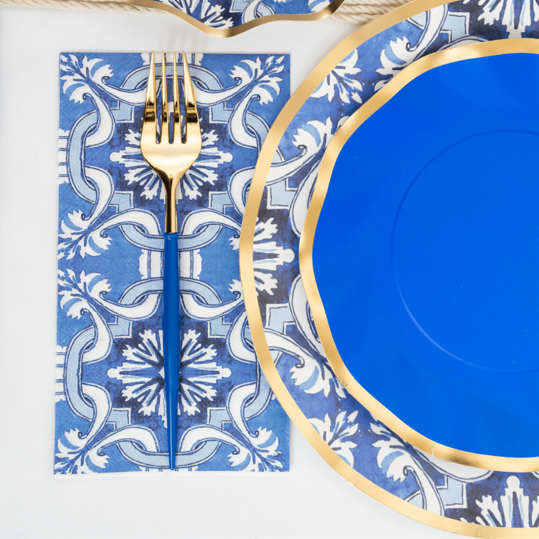 Moroccan Nights Table Setting - Exotic Boho Dinnerware Set for Home Decor & Entertaining | Perfect for Themed Parties, Weddings & Special Occasions