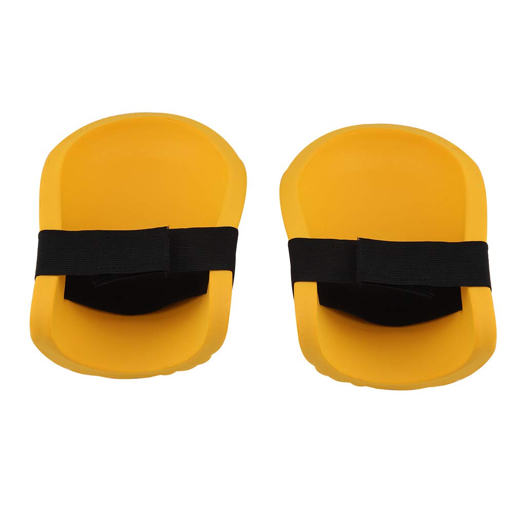 Non-Slip Work Knee Pads - Heavy Duty Gardening, Construction & Lawn Care Knee Protection - Comfortable & Durable Yellow Knee Guards for Outdoor Activities, Flooring Work & DIY Projects