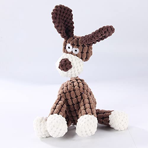 Durable Farm Animal Dog Chew Toy with Squeaker & Rope - Perfect Interactive Play Toy for Small Dogs - Great for Indoor & Outdoor Fetch Games