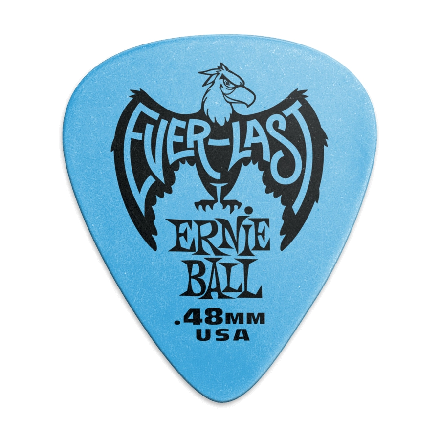 Ernie Ball P09181 Everlast Guitar Picks .48mm - Durable & Comfortable for Acoustic & Electric Guitar Playing