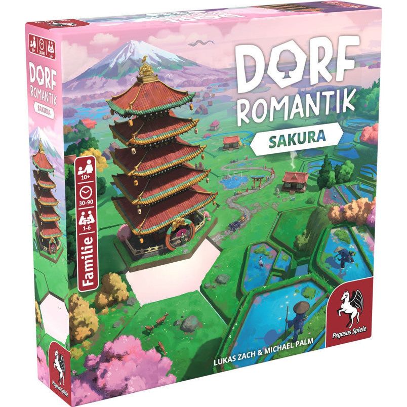 Dorfromantik Sakura - Relaxing Tile-Based Board Game for Adults & Families | Perfect for Stress Relief, Mindfulness & Cozy Game Nights