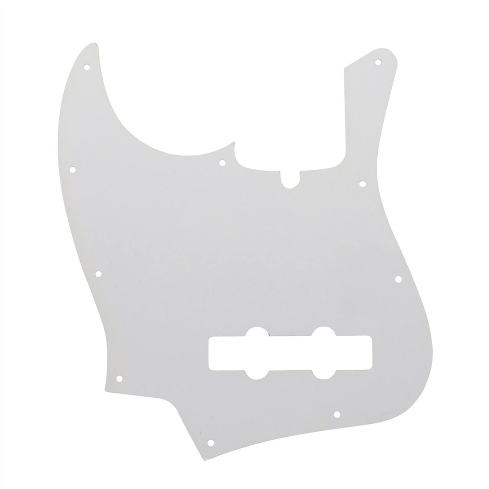High-Quality 4-String Bass Guitar Pickguard Plate - JB Style Plastic Pick Guard with Screws for Bass Parts Replacement | Perfect for DIY Guitar Repair & Customization