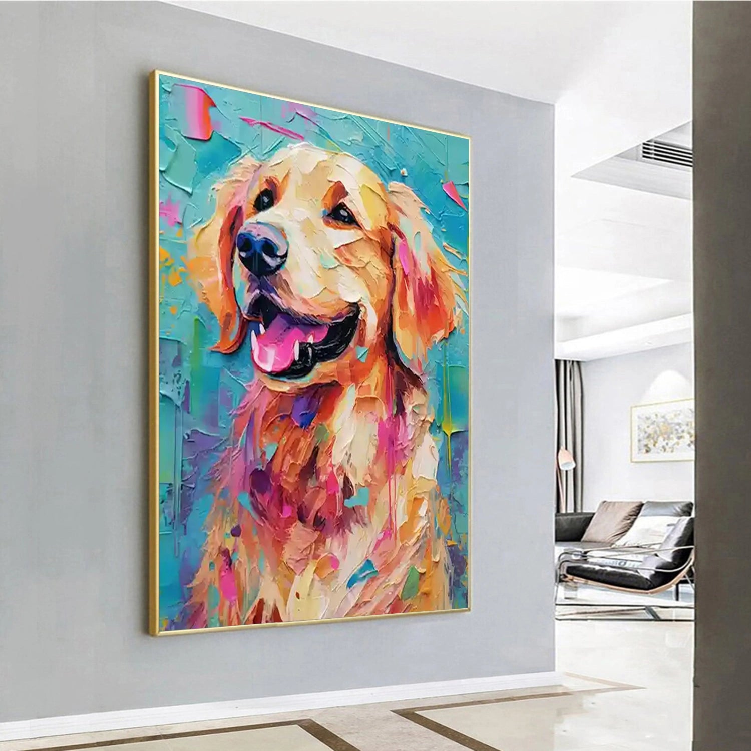 Animal Art Painting #AP147 - Handmade Wildlife Canvas Art for Home & Office Decor | Perfect for Living Room, Bedroom, or Gift