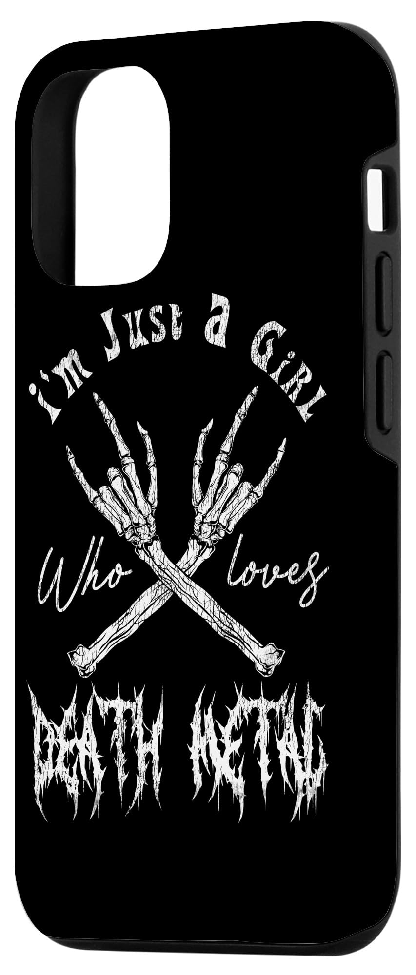iPhone 12/12 Pro Heavy Metal Case - Death Metal Music Lover Protective Cover for Concerts & Daily Use