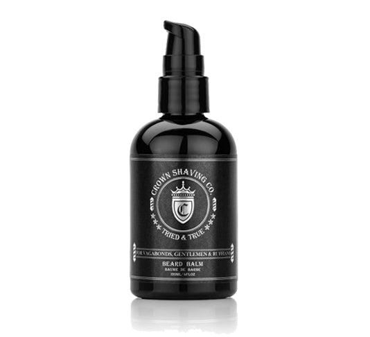 Premium Beard Balm for Men - Natural Conditioning & Styling - Crown Shaving Co. - Softens & Tames Facial Hair - Ideal for Daily Grooming & Special Occasions