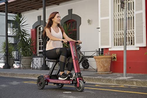Amebee Foldable Mobility Scooter for Adults & Seniors - Lightweight, Compact & Portable Travel Aid with Strong Frame - Ideal for Shopping, Travel & Daily Commute