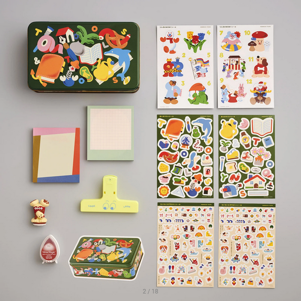 Hobonichi Techo Planner Accessories Set - Premium Stationery & Tools Box for Journaling, Scrapbooking, and Creative Writing | Perfect for Daily Planning, Bullet Journaling, and Gift Giving